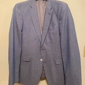 Powder Blue Tommy Hilfiger Sport Coat 40L